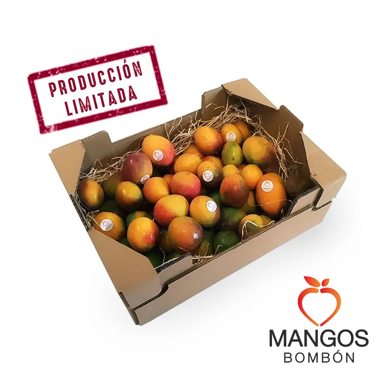 Caja de Mangos Bombón de la variedad Irwin de Huerta Tropical