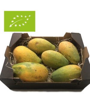 comprar caja de papayas ecológicas bio a domicilio